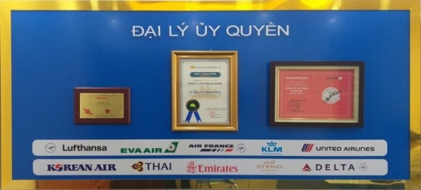 Alltours là đại lý uỷ quyền của nhiều hãng hàng không trong nước và quốc tế