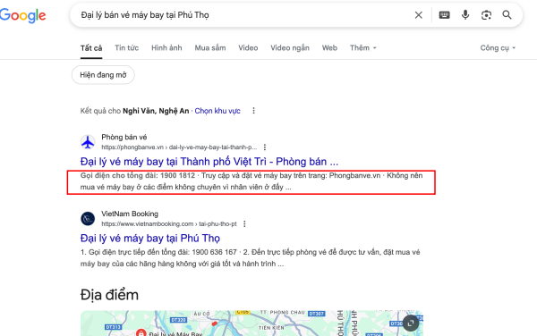 Đại lý bán vé máy bay tại Phú Thọ